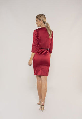 Satin bolero Rio red - Dresses Boutique B.V.