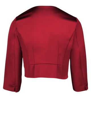 Satin bolero ruby red - Dresses Boutique B.V.