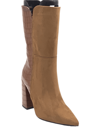 Snake suedine boot - Dresses Boutique B.V.