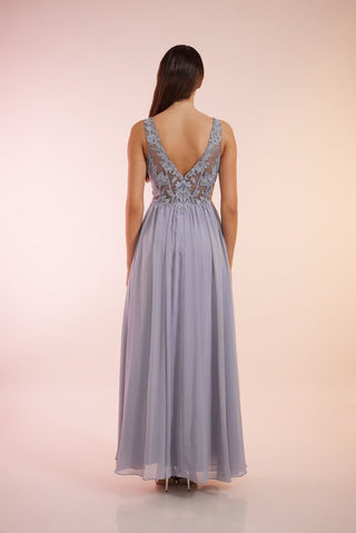 Stella dress Steel Blue - Dresses Boutique B.V.