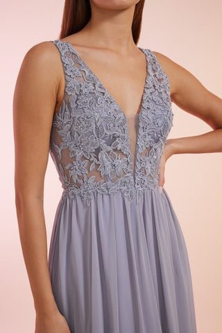 Stella dress Steel Blue - Dresses Boutique B.V.