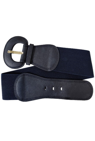 Strecht belt Navy - Dresses Boutique B.V.