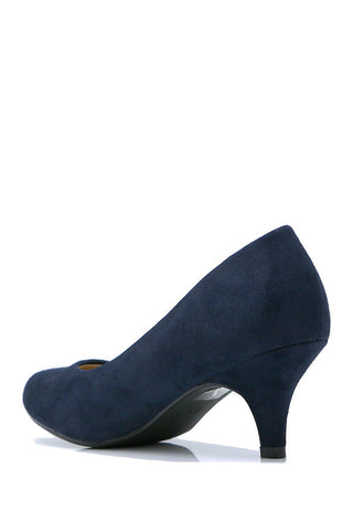 Suedine pump round - Dresses Boutique B.V.