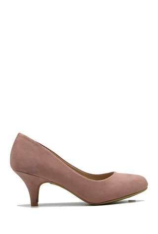 Suedine pump round - Dresses Boutique B.V.