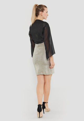 Thin chiffon stole Black - Dresses Boutique B.V.