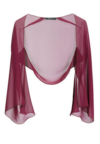 Thin chiffon stole Brilliant wine - Dresses Boutique B.V.