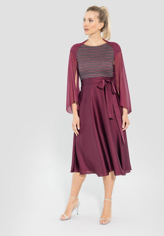 Thin chiffon stole Brilliant wine - Dresses Boutique B.V.