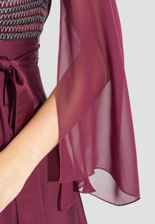 Thin chiffon stole Brilliant wine - Dresses Boutique B.V.