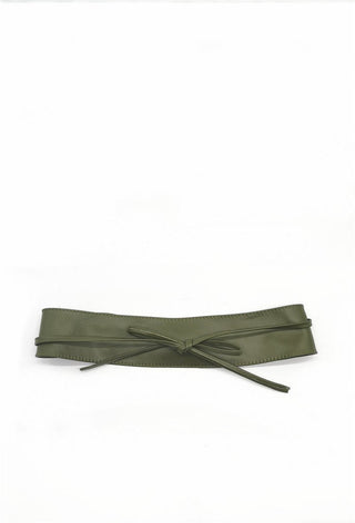 Wikkelriem WS21 Olive - Dresses Boutique B.V.